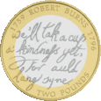 Robert Burns £2 Coin
