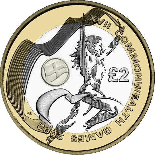 2002 Commonwealth Games - England £2 Coin