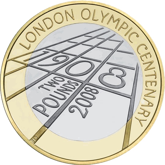 2008 London Olympic Centenary £2 Coin