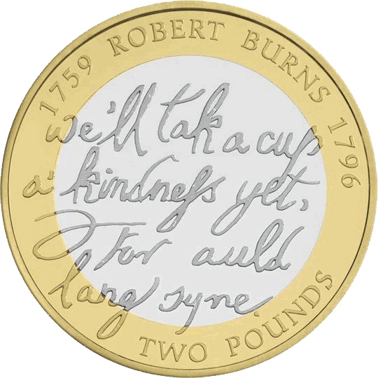 2009 Robert Burns £2 Coin