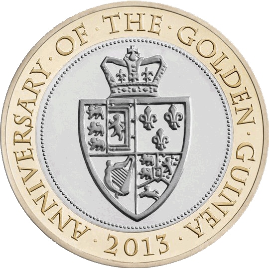 2013 Anniversary of the Guinea £2 Coin