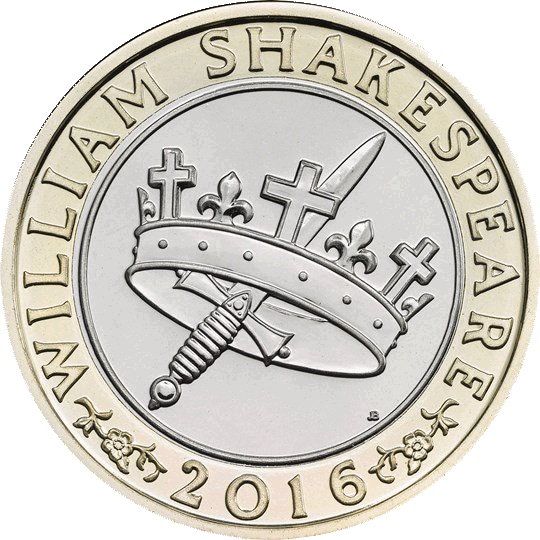2016 Shakespeare Histories £2 Coin