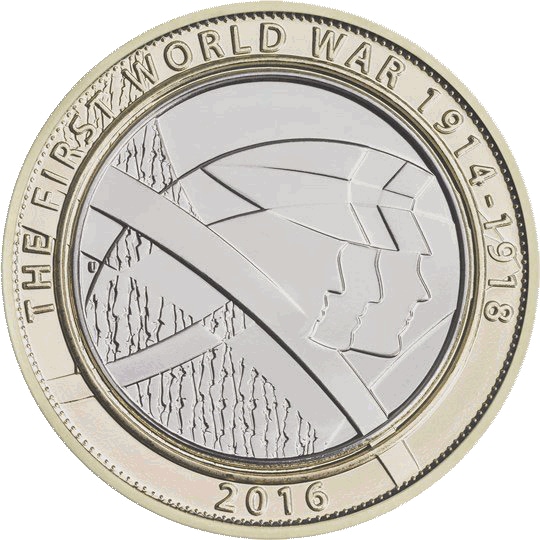 2016 First World War Centenary Army £2 Coin