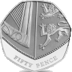 Shield of the Royal Arms 50p