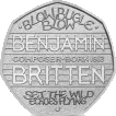 Benjamin Britten 50p