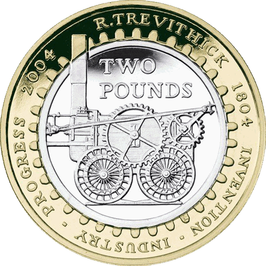 Trevithick Steam Locomotive £2